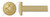 #4-40 X 1-1/4" Machine Screws, Pan Phillips Drive, Coarse Thread, Steel, Yellow Cadmium Plating, MS35206, DFARS