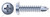 #6 X 2" Self-Drilling Screws, Pan Phillips Drive, Steel, Zinc Plated and Baked