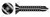 #10 X 1" Self-Drilling Screws, Flat Phillips Drive, Steel, Black Oxide and Oil