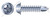 #10-16 X 1-1/2" Self-Drilling Screws, Round Washer Head Phillips Drive, Steel, Zinc Plated and Baked