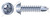 #10 X 1" Self-Drilling Screws, Round Washer Head Phillips Drive, Steel, Zinc Plated and Baked