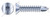 #14 X 2" Self-Drilling Screws, Flat Square Drive, Steel, Zinc Plated and Baked