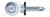 #8-18 X 5/8" Self-Drilling Screws, Hex Indented Washer Head, with Bonded Sealing Washer, Steel, Zinc Plated and Baked