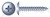 #4-24 X 1" Self-Tapping Sheet Metal Screws, Type "AB", Truss Phillips Drive, Steel, Zinc Plated