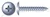 #10 X 1-3/4" Self-Tapping Sheet Metal Screws, Type "AB", Truss Phillips Drive, Steel, Zinc Plated