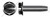 #10-32 X 1/2" Trilobe Thread Rolling Screws for Metals, Hex Slotted Indented Washer Head, Steel, Black Oxide and Waxed