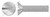 5/16"-18 X 2" Machine Screws, Flat Head Slot Drive, 82 Degree Countersink, Full Thread, Aluminum