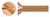 #6-32 X 1" Machine Screws, Flat Slot Drive, 82 Degree Countersink, Full Thread, Silicon Bronze