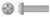 1/4"-20 X 5/8" Machine Screws, Round Phillips Drive, Full Thread, Aluminum