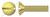 #10-32 X 1" Machine Screws, Oval Slot Drive, Full Thread, Brass