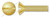 #10-32 X 3/8" Machine Screws, Oval Slot Drive, Full Thread, Brass