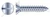 M2.9 X 9.5mm DIN 7972 / ISO 1482, Metric, Self-Tapping Sheet Metal Screws, Flat Slot Drive, Full Thread, Steel, Zinc Plated
