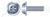 M10-1.5 X 12mm ISO 7380-2, Metric, Flanged Button Head Hex Socket Cap Screws, Full Thread, Class 10.9 Steel, Zinc Plated