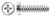 #8 X 1" Self-Tapping Sheet Metal Screws, Type "B", Pan Phillips Drive, Stainless Steel
