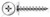#14 X 2" Self-Tapping Sheet Metal Screws, Type "A", Truss Phillips Drive, Stainless Steel