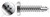 #10 X 3/4" Self-Drilling Screws, Pancake Head Phillips Drive, 410 Stainless Steel