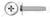 #10-32 X 1-3/4" Thread Cutting Screws, Type "F", Truss Phillips Drive, 410 Stainless Steel