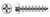 #8 X 1" Self-Tapping Sheet Metal Screws, Type "A", Round Phillips Drive, Stainless Steel