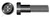 #10-24 X 1/2" Low Head Hex Socket Cap Screws, Alloy Steel, Plain, Unbrako