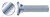 1/4"-20 X 2-1/2" Carriage Bolts, Flat Head, Square Neck, Full Thread, A307 Steel, Zinc