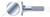 3/8"-16 X 2" Elevator Bolts, Flat Head, Square Neck, Steel, Zinc Plated