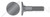 3/8"-16 X 2" Elevator Bolts, Flat Head, Square Neck, Steel, Plain