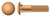 1/4"-20 X 3-1/2" Carriage Bolts, Round Head, Square Neck, Silicon Bronze