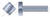 3/8"-16 X 1-3/4" Machine Bolts, Square Head, Full Thread, A307 Steel, Zinc