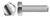 3/8"-16 X 1-1/2" Tamper Resistant Penta Head Security Bolts, AISI 316 Stainless Steel