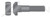 M8-1.25 X 40mm DIN 186, Metric, T-Head Bolts, Class 4.8 Steel, Plain
