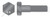 M10-1.0 X 90mm DIN 960, Metric, Hex Head Cap Screws Bolts, Fine Thread, Class 8.8 Steel, Plain