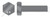 M10-1.0 X 45mm DIN 961, Metric, Hex Head Cap Screws Bolts, Fine Thread, Full Thread, Class 8.8 Steel, Plain