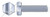 M16-2.0 X 50mm DIN 933 / ISO 4017, Metric, Hex Head Cap Screws Bolts, Full Thread, Class 10.9 Steel, Zinc Plated