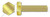 M8-1.25 X 20mm DIN 933 / ISO 4017, Metric, Hex Head Cap Screws Bolts, Full Thread, Brass