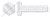 M8-1.25 X 16mm DIN 933 / ISO 4017, Metric, Hex Head Cap Screws Bolts, Full Thread, Nylon 6/6