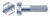 1-1/2"-6 X 5" Hex Head Cap Screws Bolts, UNC Coarse Thread, Grade 5 Steel, Zinc, Made in U.S.A.