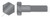 1/4"-20 X 5/8" Hex Head Cap Screws Bolts, UNC Coarse Thread, Grade 2 Steel, Plain