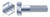 1-1/4"-7 X 5" Hex Head Cap Screws Bolts, UNC Coarse Thread, Grade 5 Steel, Zinc
