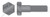1/2"-13 X 7" Hex Head Cap Screws Bolts, UNC Coarse Thread, Grade 5 Steel, Plain