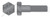 5/8"-18 X 4" Hex Head Cap Screws Bolts, UNF Fine Thread, Grade 8 Steel, Plain, Made in U.S.A.