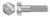 1"-8 X 4" Heavy Hex Bolts, Grade B Steel, Hot Dip Galvanized, ASTM A307