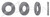 M60 DIN 125 Type B / ISO 7090, Metric, Standard Flat Washers, Chamfered One Side, Steel, Plain