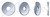 2-1/4" Flat Washers, USS Pattern, Steel, Zinc Plated