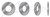1/2" Flat Washers, SAE Pattern, Steel, Hot Dip Galvanized