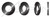 5/16" Flat Washers, 18-8 Stainless Steel, Black Oxide