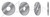 5/16" Flat Washers, USS Pattern, Steel, Hot Dip Galvanized