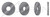 3/8" Flat Washers, USS Pattern, Steel, Plain