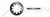 #10 Tooth Lock Washers, Internal Tooth, Steel, Black Zinc