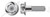 M10-1.5 X 45mm DIN 6921, Metric, Flange Bolts, A4 Stainless Steel