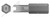 #6 X 5/16" Insert Bits, Tamper-Resistant Drilled Spanner Drive